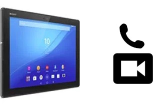 Hacer videollamadas con un Sony Xperia Z4 Tablet LTE