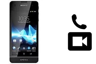 Hacer videollamadas con un Sony Xperia SX SO-05D