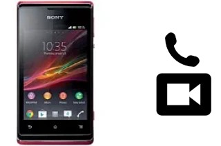 Hacer videollamadas con un Sony Xperia E