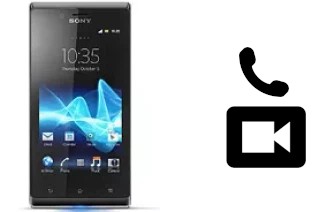 Hacer videollamadas con un Sony Xperia J