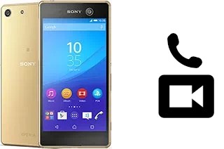 Hacer videollamadas con un Sony Xperia M5 Dual