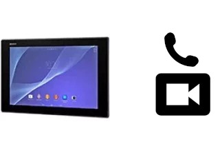 Hacer videollamadas con un Sony Xperia Z2 Tablet Wi-Fi