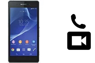 Hacer videollamadas con un Sony Xperia Z2a