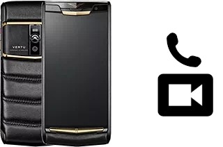 Hacer videollamadas con un Vertu Signature Touch (2015)