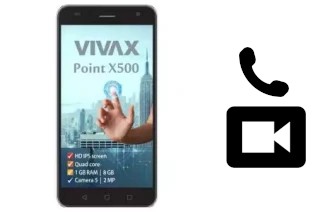 Hacer videollamadas con un Vivax Point X500