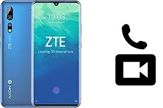 Hacer videollamadas con un ZTE Axon 10 Pro 5G