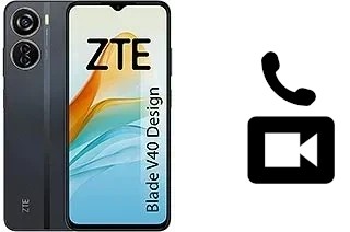 Hacer videollamadas con un ZTE Blade V40 Design