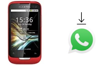 Cómo instalar WhatsApp en un alcatel OT-985