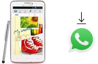 Cómo instalar WhatsApp en un alcatel One Touch Scribe Easy