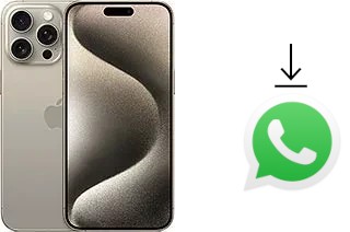 Cómo instalar WhatsApp en un Apple iPhone 15 Pro Max