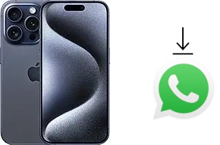 Cómo instalar WhatsApp en un Apple iPhone 15 Pro