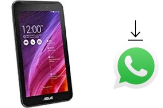 Cómo instalar WhatsApp en un Asus Fonepad 7 (2014)