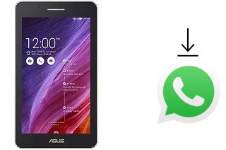 Cómo instalar WhatsApp en un Asus Fonepad 7 FE171CG