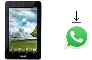 Cómo instalar WhatsApp en un Asus Memo Pad ME172V