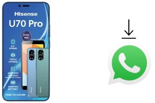 Cómo instalar WhatsApp en un HiSense U70 Pro