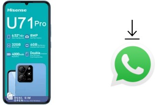 Cómo instalar WhatsApp en un HiSense U71 Pro