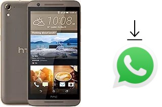 Cómo instalar WhatsApp en un HTC One E9s dual sim