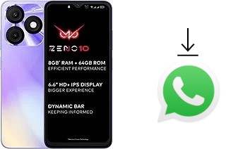 Cómo instalar WhatsApp en un itel Zeno 10