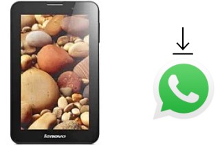 Cómo instalar WhatsApp en un Lenovo IdeaTab A3000