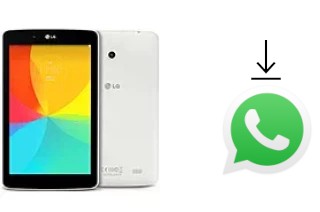 Cómo instalar WhatsApp en un LG G Pad 8.0 LTE