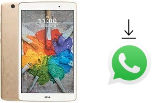 Cómo instalar WhatsApp en un LG G Pad X 8.0