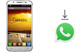 Cómo instalar WhatsApp en un Micromax A119 Canvas XL