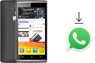 Cómo instalar WhatsApp en un Micromax Canvas Fire 4G Q411