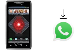 Cómo instalar WhatsApp en un Motorola DROID RAZR MAXX