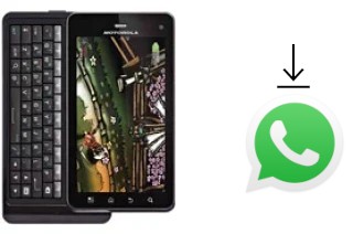 Cómo instalar WhatsApp en un Motorola Milestone XT883