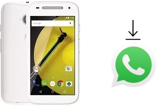 Cómo instalar WhatsApp en un Motorola Moto E Dual SIM (2nd gen)