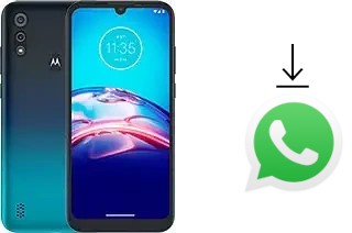 Cómo instalar WhatsApp en un Motorola Moto E6s (2020)