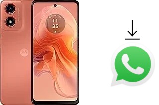 Cómo instalar WhatsApp en un Motorola Moto G04s