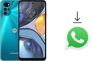 Cómo instalar WhatsApp en un Motorola Moto G22