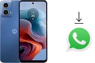 Cómo instalar WhatsApp en un Motorola Moto G34