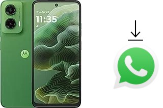 Cómo instalar WhatsApp en un Motorola Moto G35