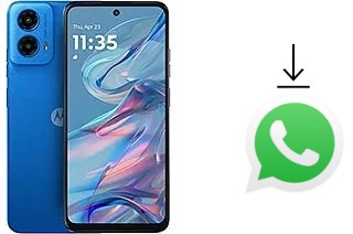 Cómo instalar WhatsApp en un Motorola Moto G45