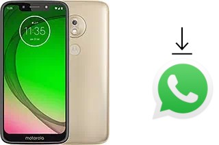 Cómo instalar WhatsApp en un Motorola Moto G7 Play