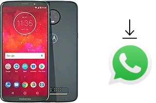 Cómo instalar WhatsApp en un Motorola Moto Z3 Play