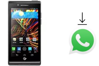 Cómo instalar WhatsApp en un Motorola RAZR V XT889