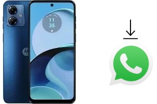 Cómo instalar WhatsApp en un Motorola Moto G14