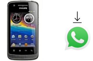 Cómo instalar WhatsApp en un Philips W820