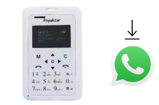 Cómo instalar WhatsApp en un RoyalStar W102