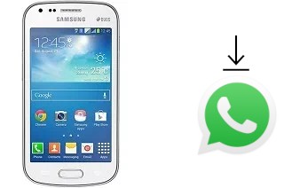 Cómo instalar WhatsApp en un Samsung Galaxy S Duos 2 S7582