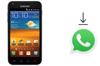 Cómo instalar WhatsApp en un Samsung Galaxy S II Epic 4G Touch