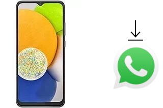 Cómo instalar WhatsApp en un Samsung Galaxy A03