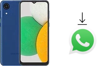 Cómo instalar WhatsApp en un Samsung Galaxy A03 Core