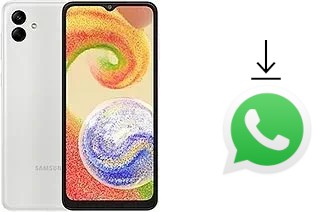 Cómo instalar WhatsApp en un Samsung Galaxy A04