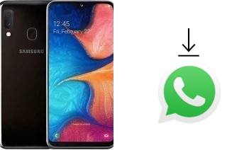 Cómo instalar WhatsApp en un Samsung Galaxy A20e