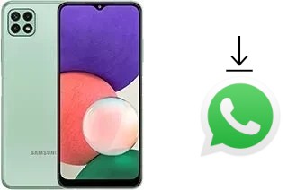 Cómo instalar WhatsApp en un Samsung Galaxy A22 5G