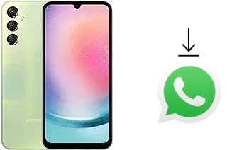 Cómo instalar WhatsApp en un Samsung Galaxy A24 4G